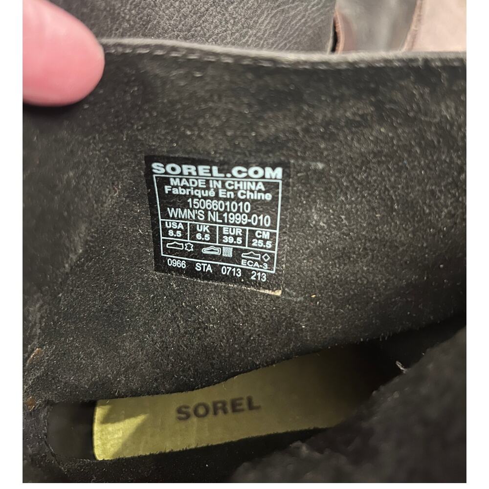 Sorel Women's Scotia Waterproof Leather Moto Boots - Picture 6 of 6